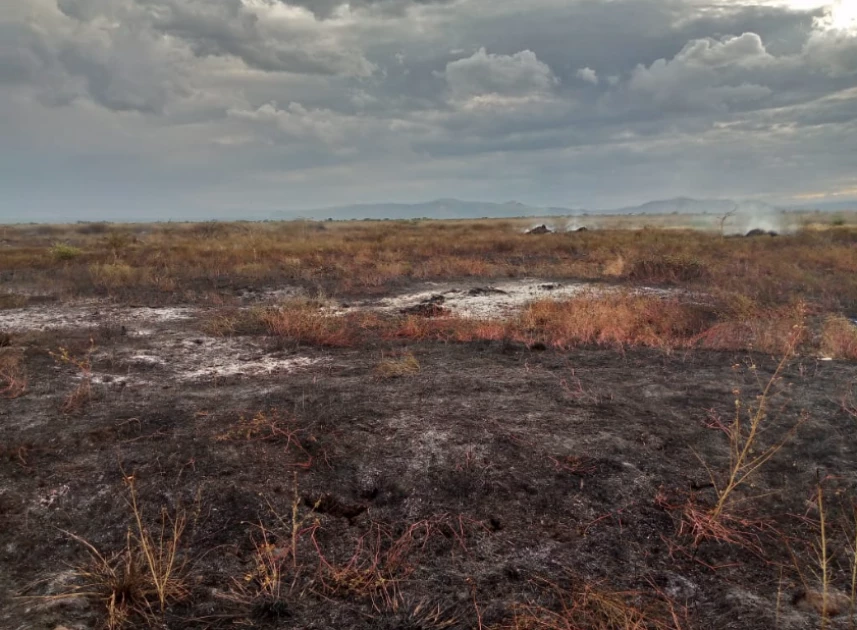 Fire Destroys Section  of Isiolo Airport.