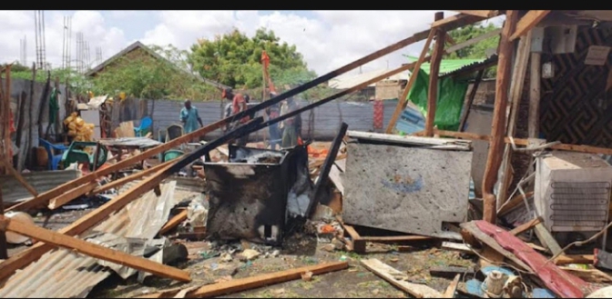 Four People  Killed in a Blast in Mandera.