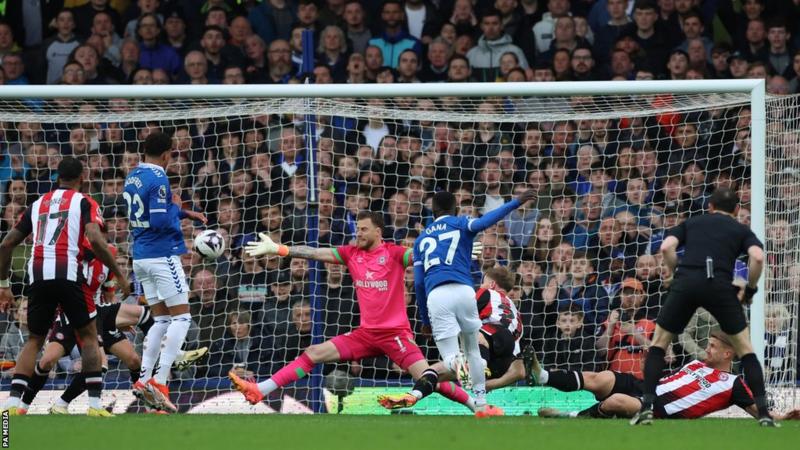 Everton  VS Brentford Results  1-0 in the Premier League Match