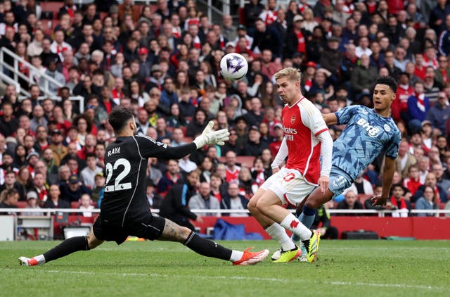 Aston Villa Beat Arsenal 2-0 in the  Premier League Match on Sunday.