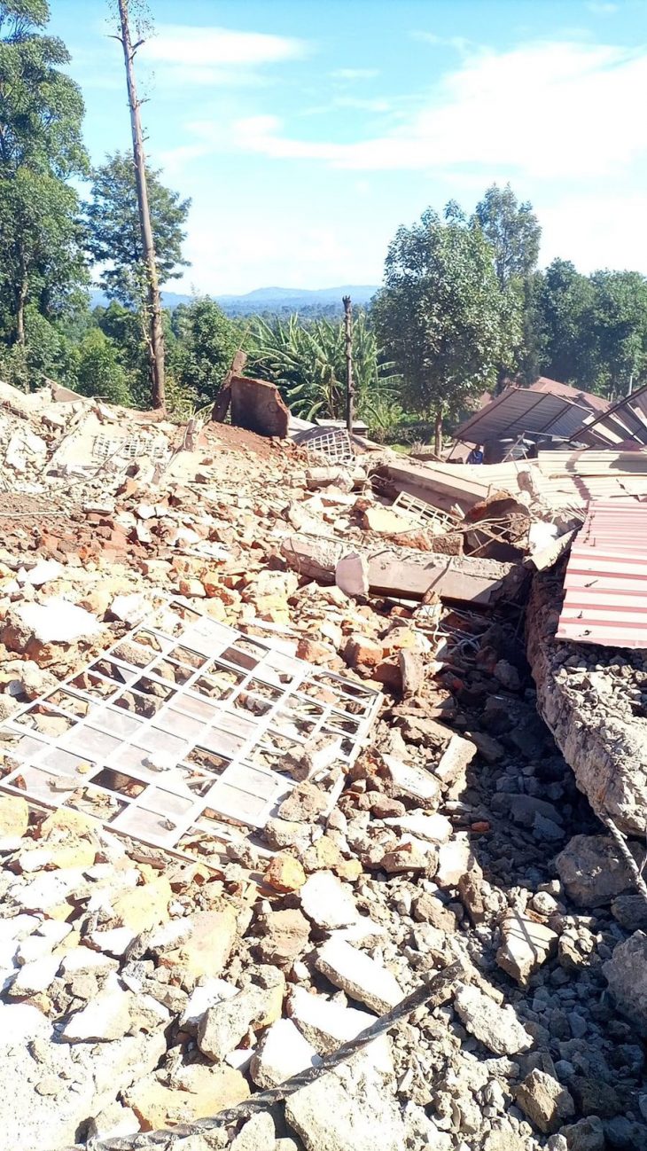 Five-Storey Building Collapses in  Nyamira Trapping Several People Inside.