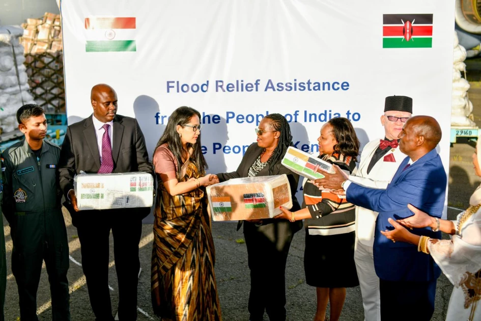 India Donates 40 Tons of Relief Supplies to Kenyan Flood Victims