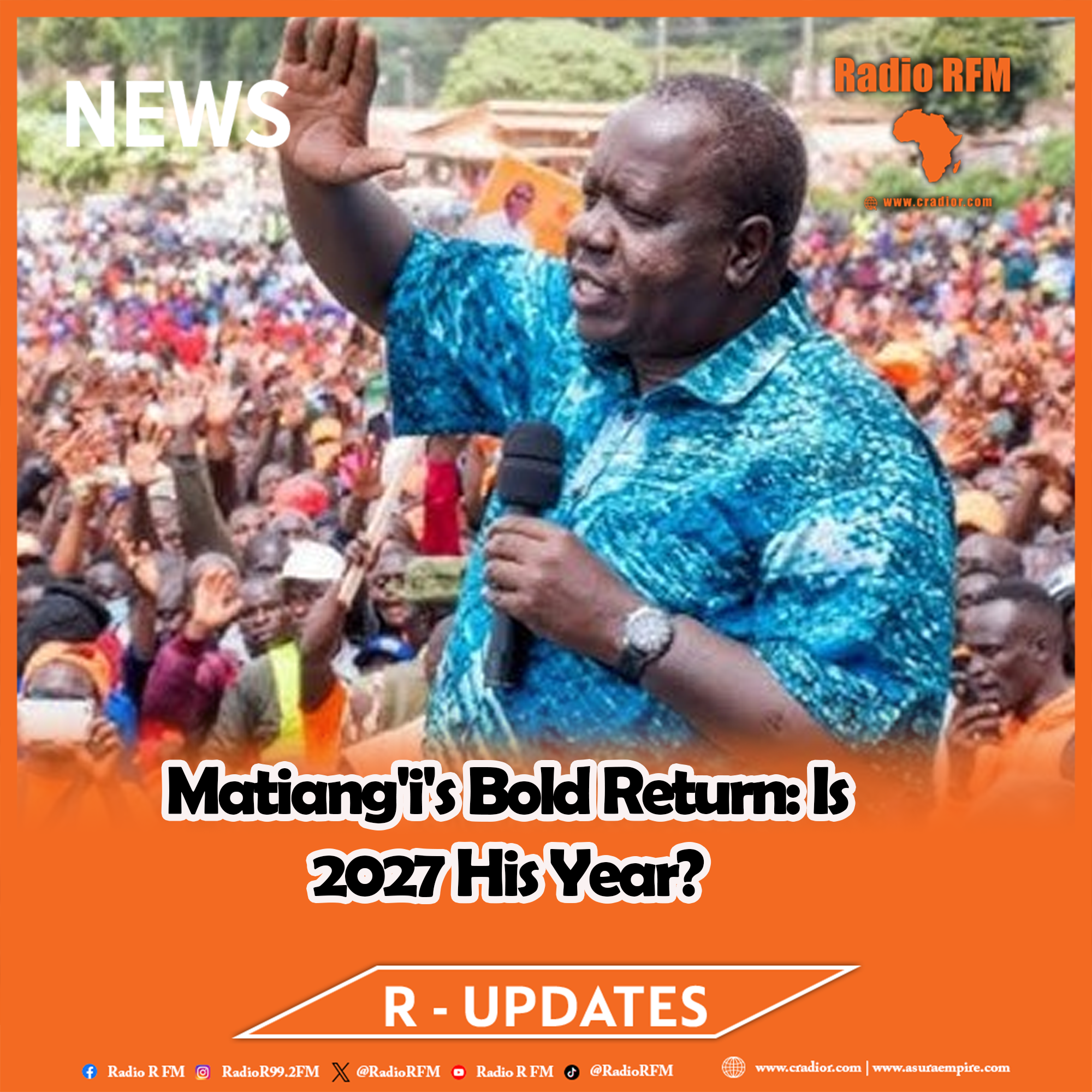 Dr. Fred Matiang’i Makes Powerful Return to Politics: Is 2027 His Year?