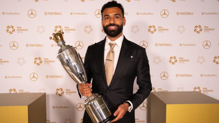 Mohamed Salah Makes History as First Three-Time PFA Player of the Year Winner